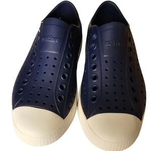 Native Jefferson Water Shoes Natives Blue White Women's Size 7 Men's Size 5
